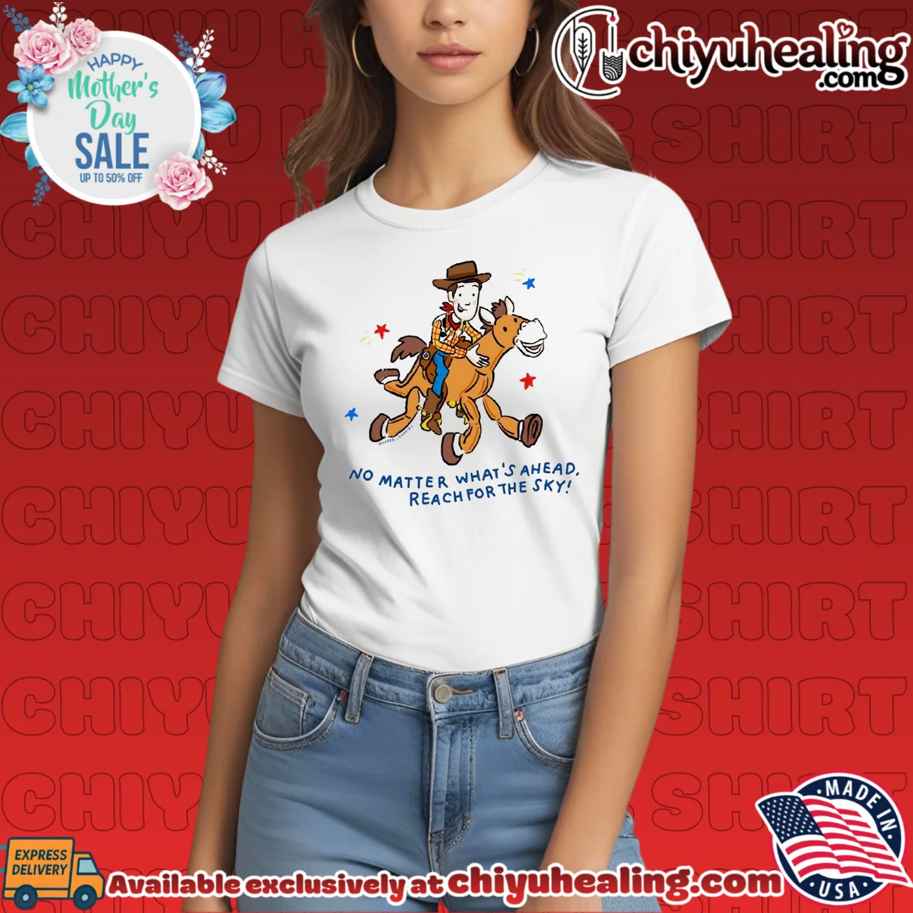 Woody and bullseye no matter what's ahead reach for the sky shirt & hoodie Woody and bullseye no matter what's ahead reach for the sky