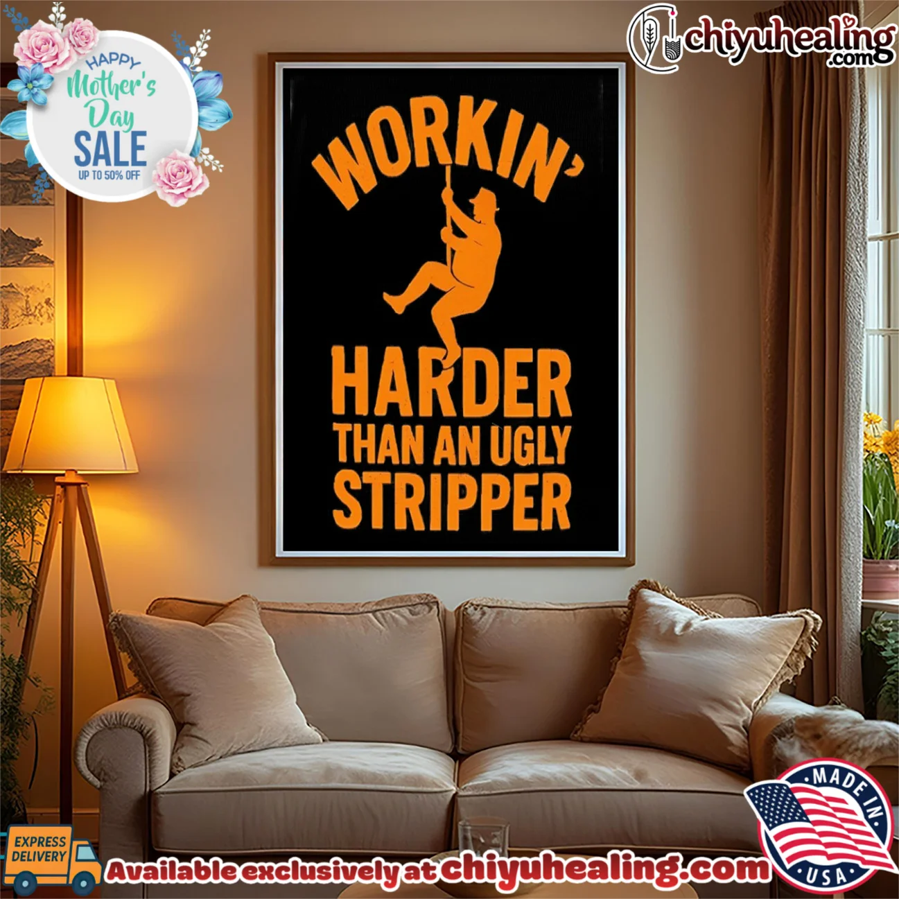 Workin' harder than an ugly stripper shirt & hoodie Workin' harder than an ugly stripper shirt & hoodie