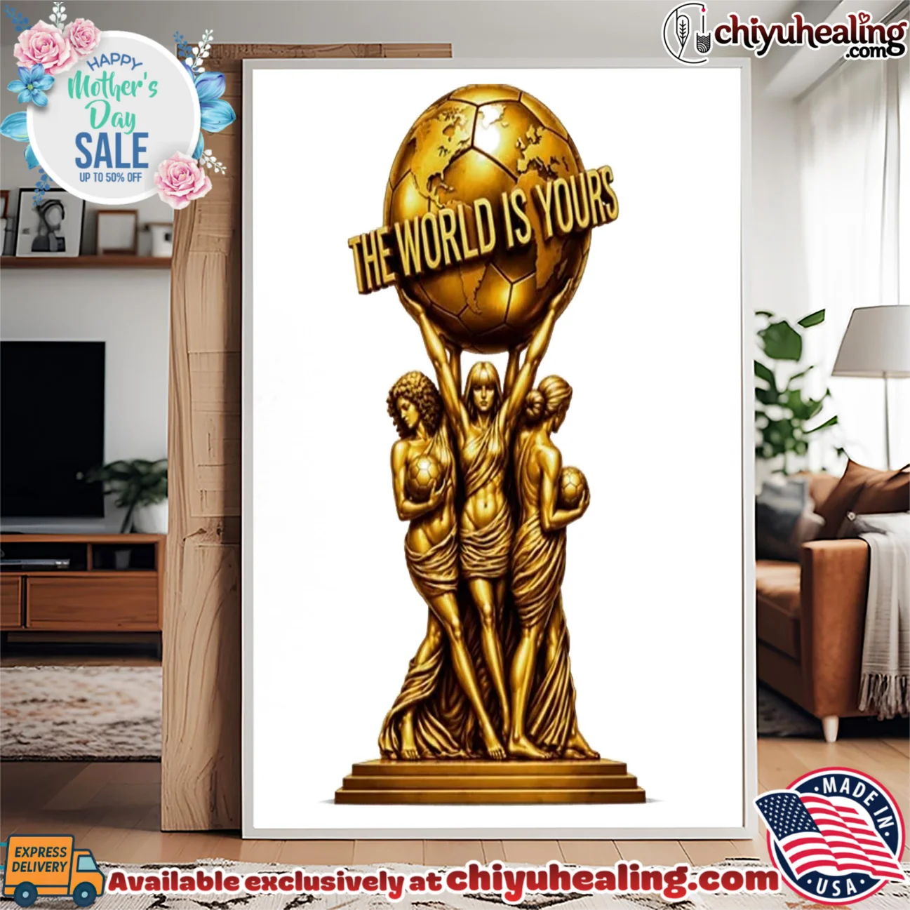 World Cup 2026 The World is yours trophy epic shirt & hoodie | Exclusive Fan Gear World Cup 2026 The World is yours trophy