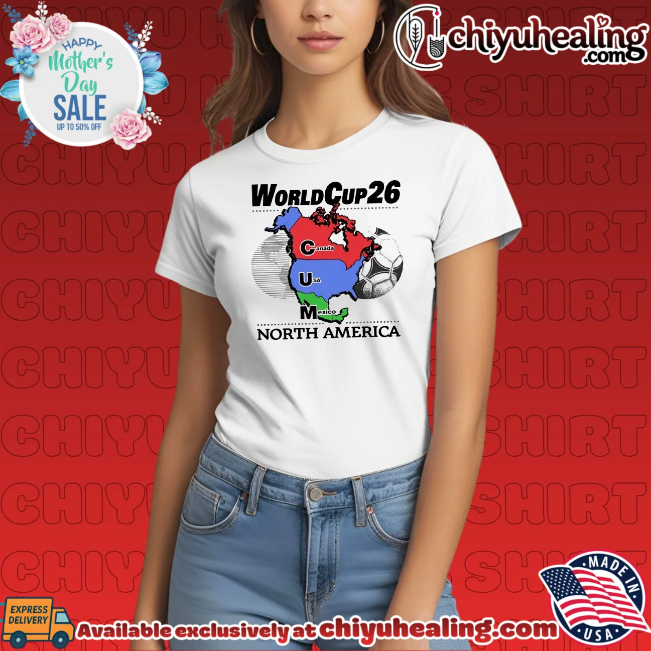 World Cup 26 Cum Map North America Canada USA Mexico shirt & hoodie World Cup 26 Cum Map North America Canada USA Mexico shirt & hoodie