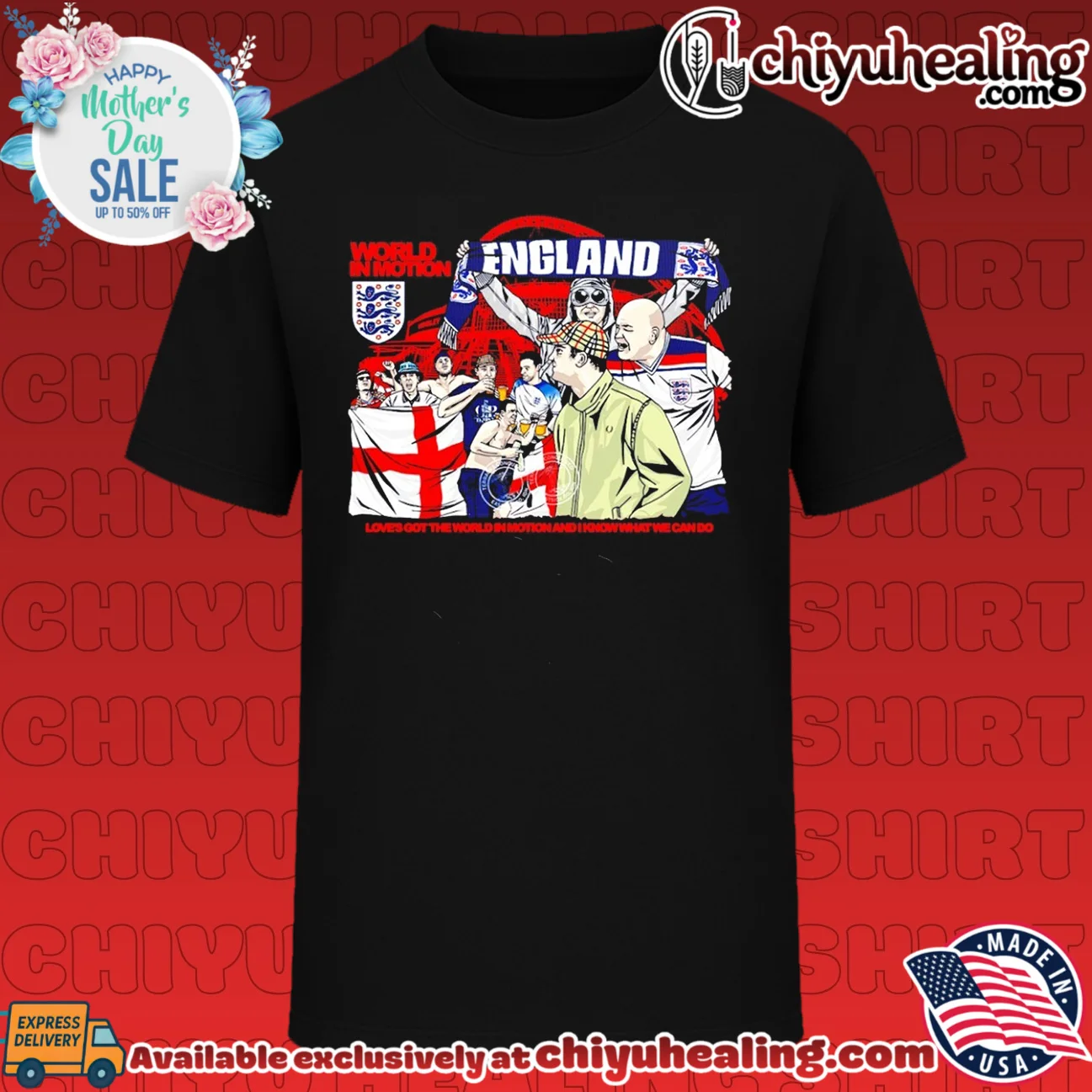 World in Motion England Football Fans Wembley Stadium shirt & hoodie
