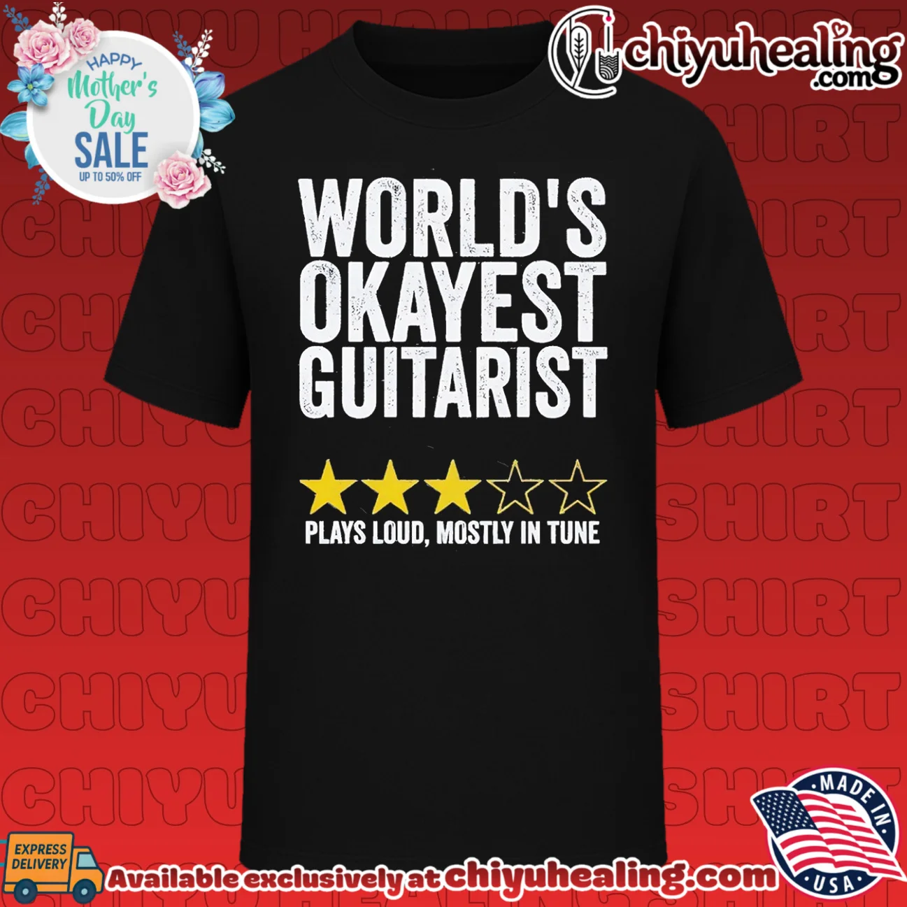 World's okayest guitarist plays loud mostly in tune