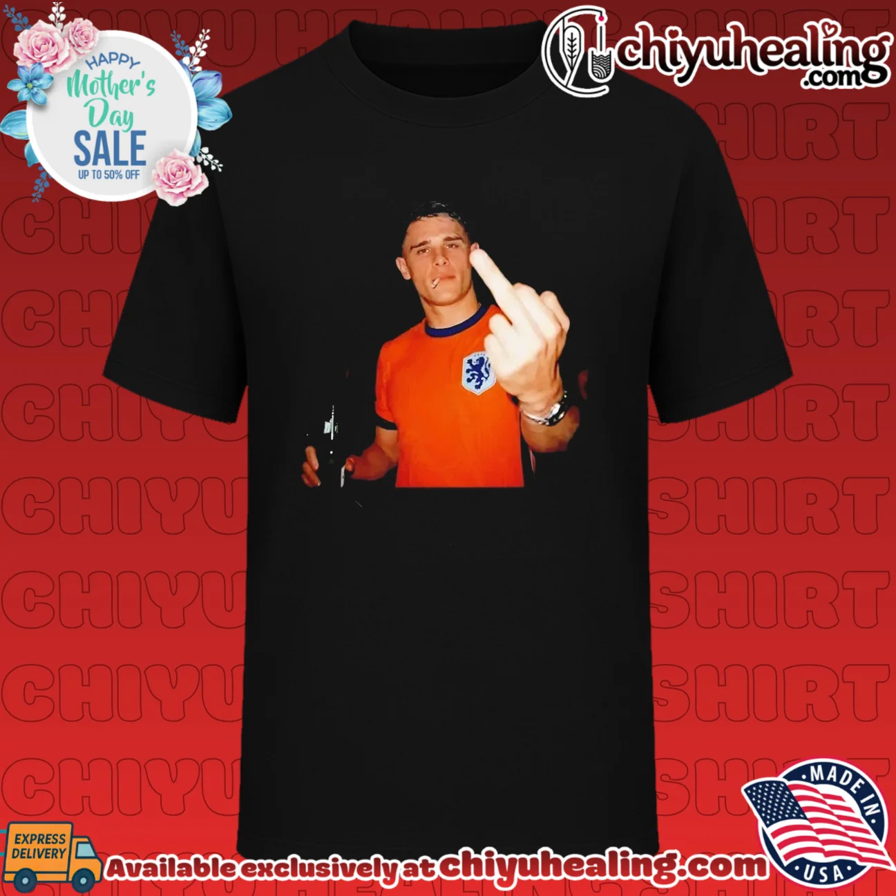 Xavi Simons Netherlands National Football Team middle finger shirt & hoodie