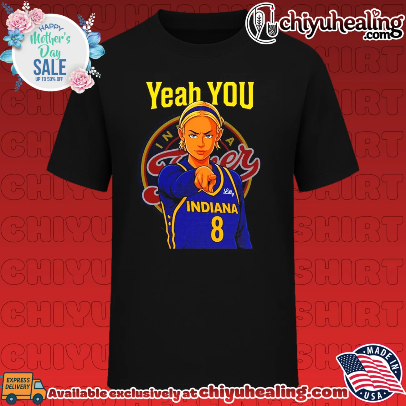 Yeah You Indiana Fever Basketball Player Pointing shirt & hoodie