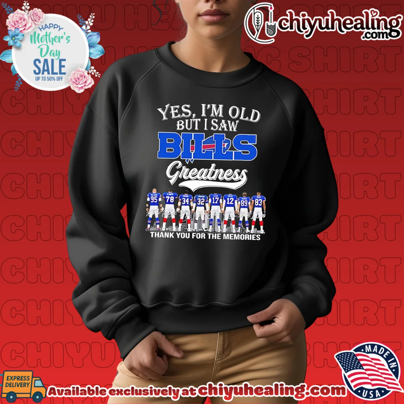 Yes I'm old but I saw Buffalo Bills greatness thank you for the memories shirt & hoodie Yes I'm old but I saw Buffalo Bills greatness thank you for the memories