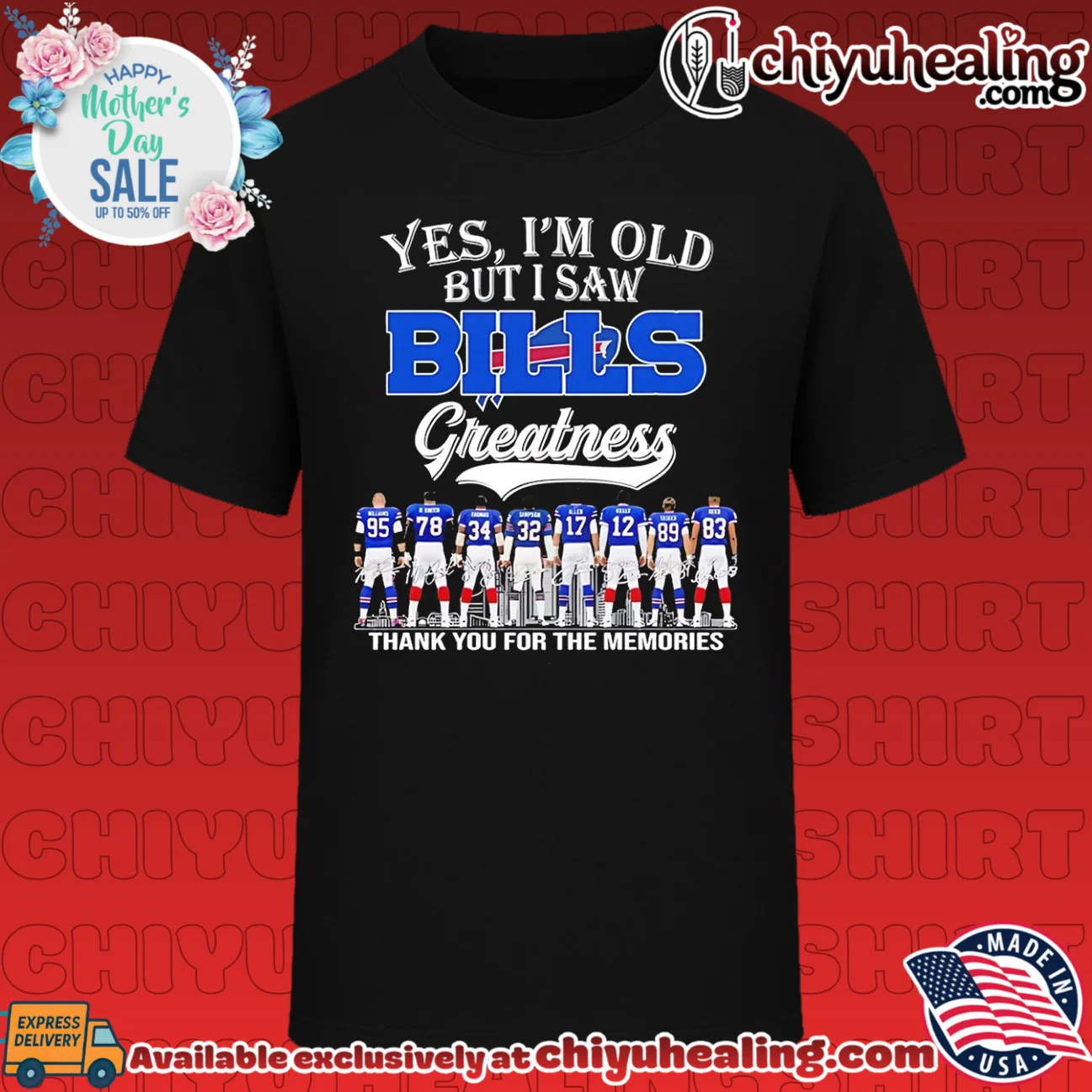 Yes I'm old but I saw Buffalo Bills greatness thank you for the memories
