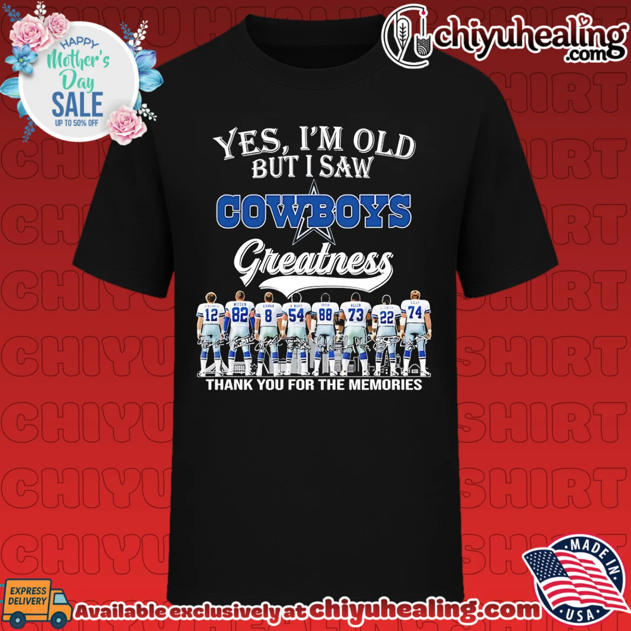 Yes I'm old but I saw Dallas Cowboys greatness thank you for memories