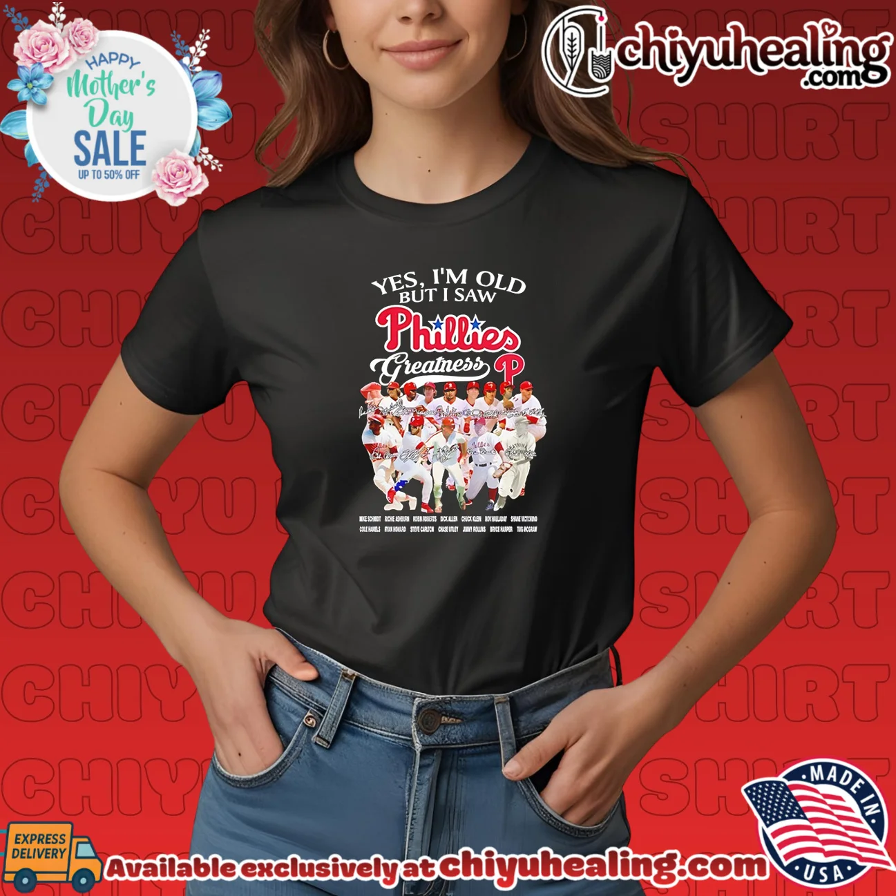Yes I'm old but I saw Philadelphia Phillies greatness team collage shirt retro shirt & hoodie - New Arrival Yes I'm old but I saw Philadelphia Phillies greatness team collage shirt