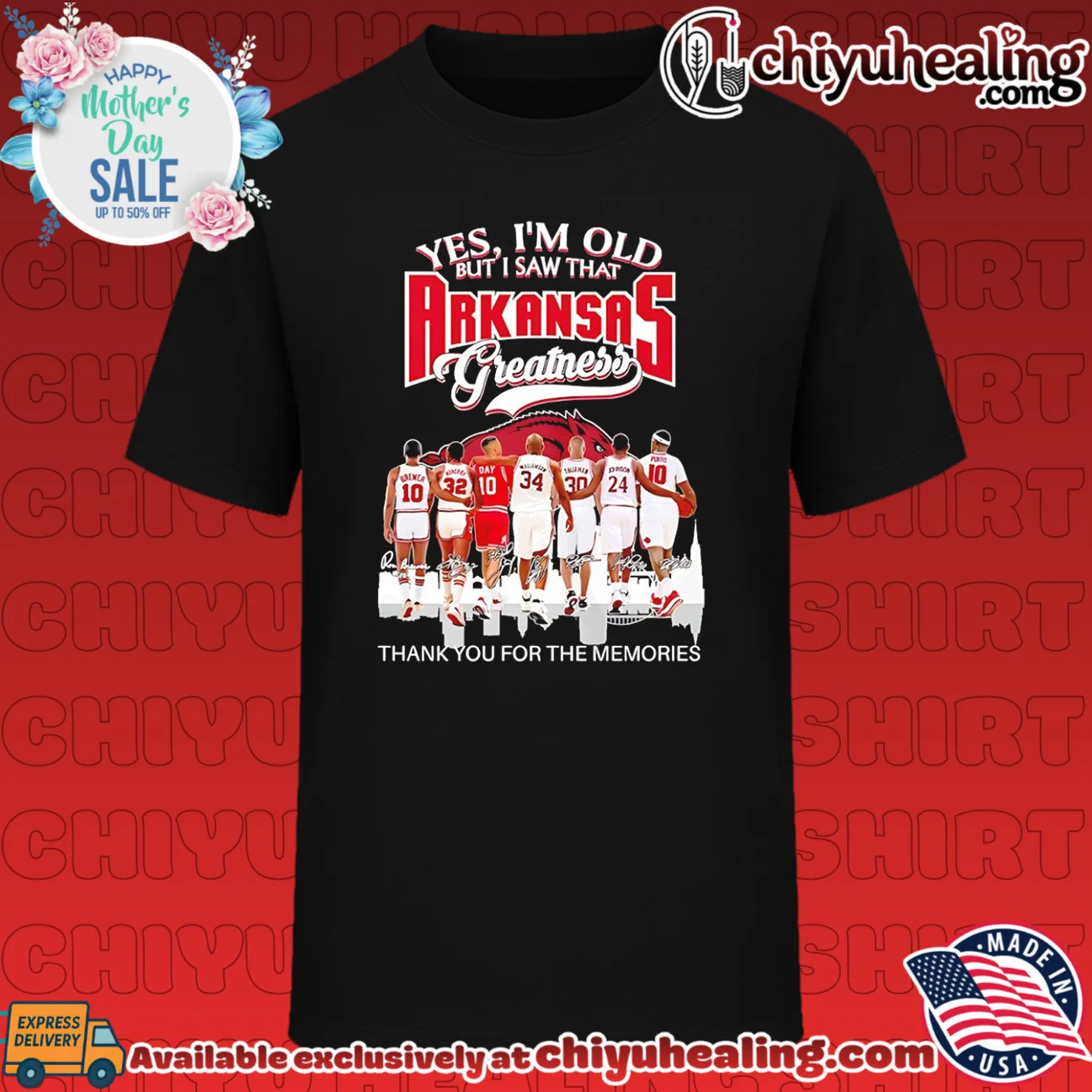 Yes I'm old but I saw that Arkansas Razorbacks greatness thank you for the memories shirt