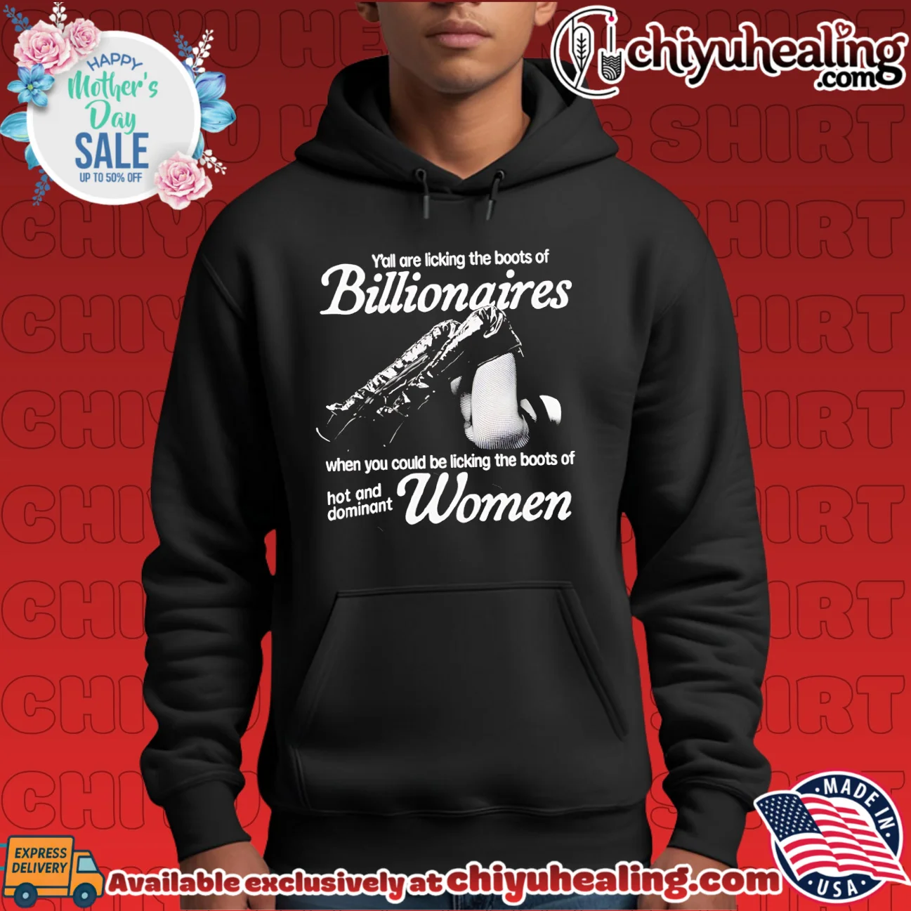 You are licking the Boots of Billionaires Hot & Dominate Women authentic shirt & hoodie - Urban Fashion You are licking the Boots of Billionaires Hot & Dominate Women authentic shirt & hoodie - Urban Fashion