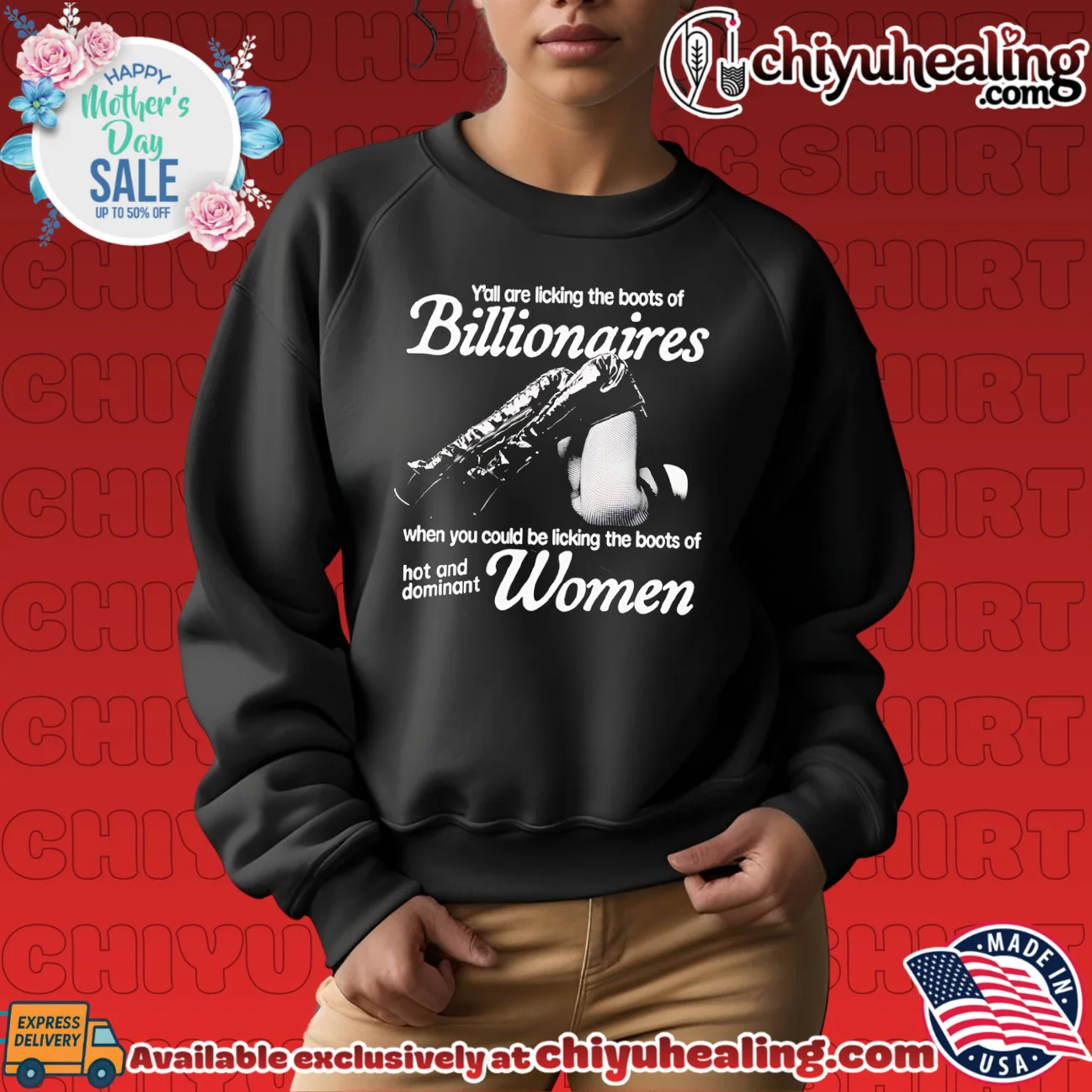 You are licking the Boots of Billionaires Hot & Dominate Women authentic shirt & hoodie - Urban Fashion You are licking the Boots of Billionaires Hot & Dominate Women authentic shirt & hoodie - Urban Fashion