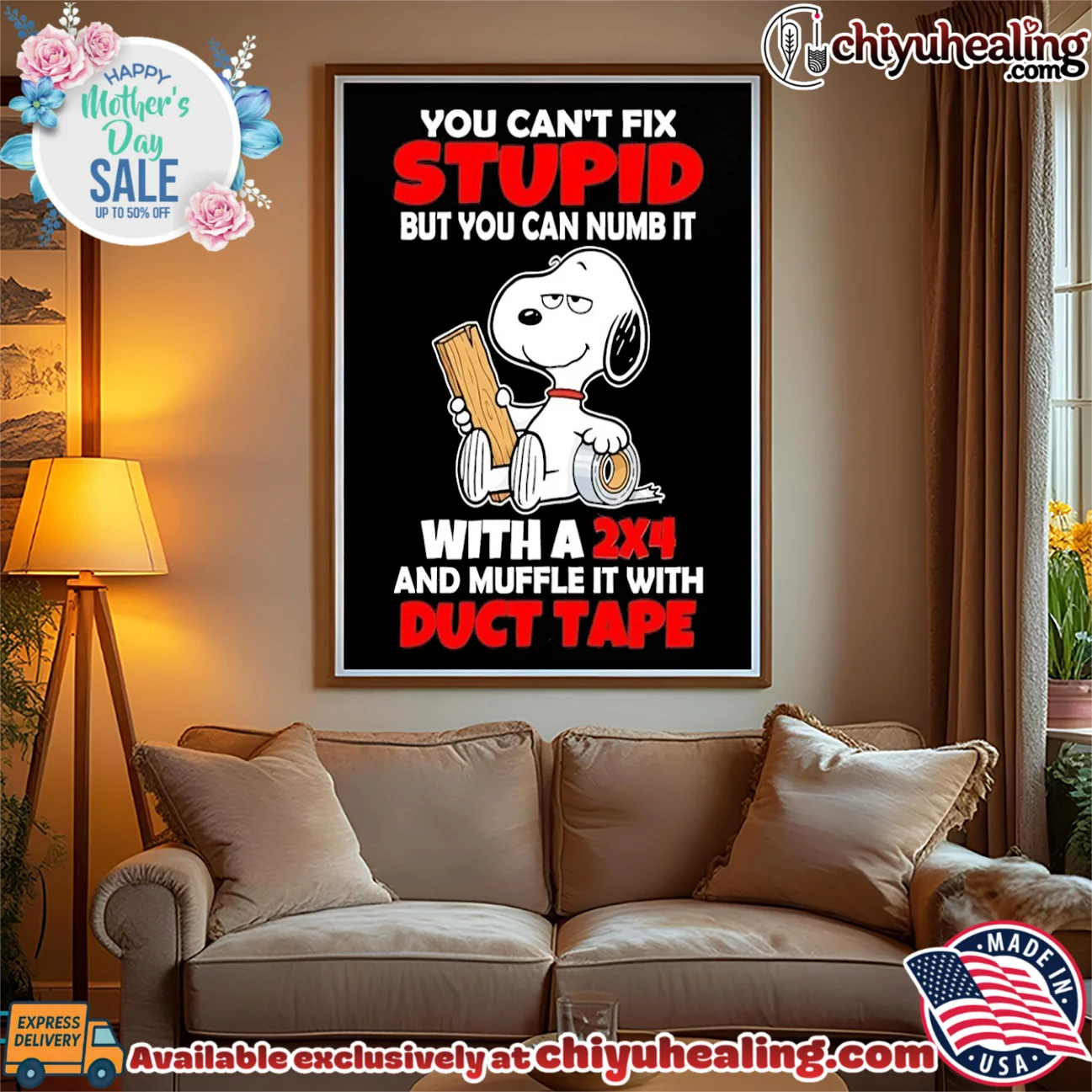 You can't fix stupid but you can numb ut with a 2×4 and muffle it with duct tape Snoopy shirt & hoodie You can't fix stupid but you can numb ut with a 2×4 and muffle it with duct tape Snoopy