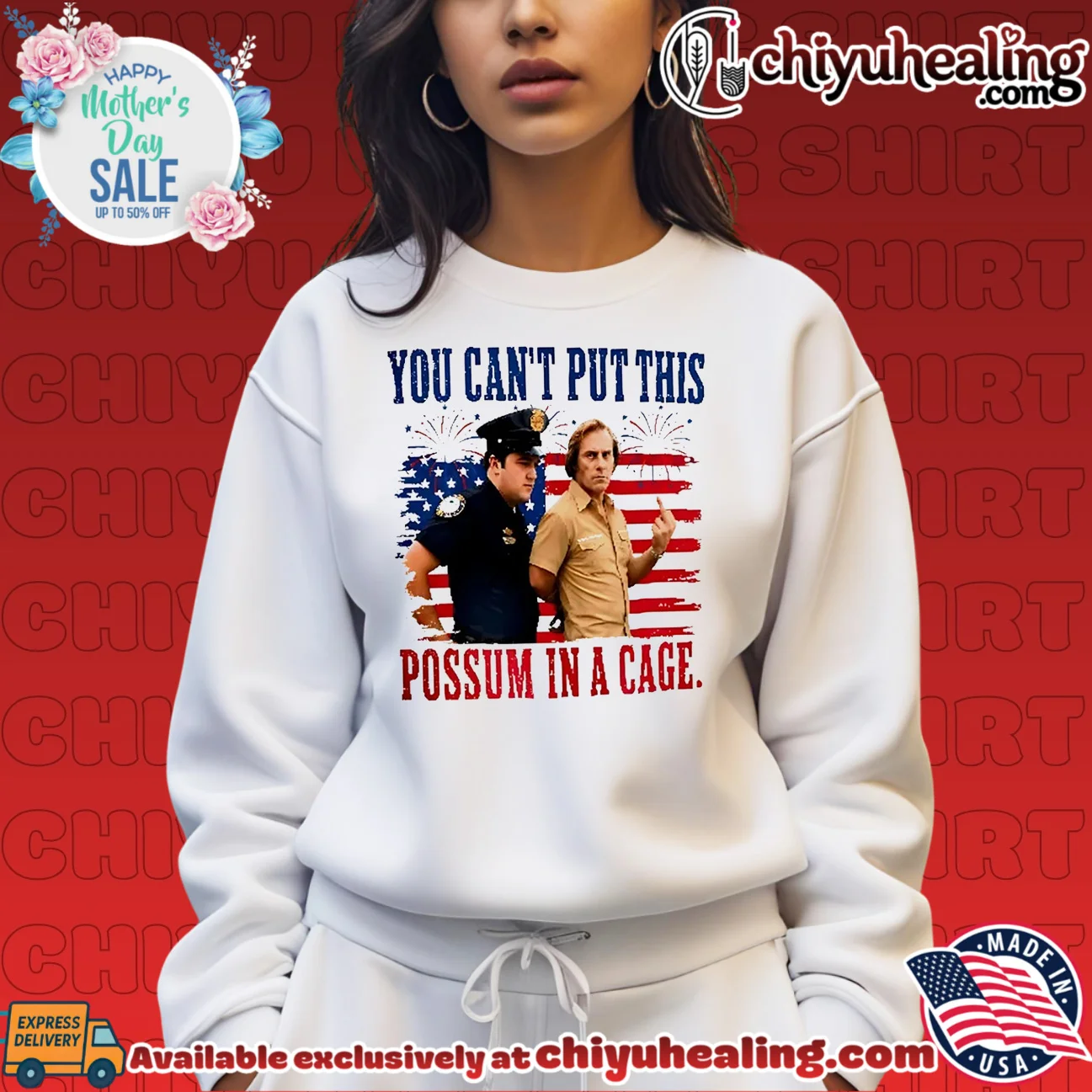 You Can't Put This Possum In A Cage George Jones 4th of July ultimate shirt & hoodie - Urban Fashion You Can't Put This Possum In A Cage George Jones 4th of July