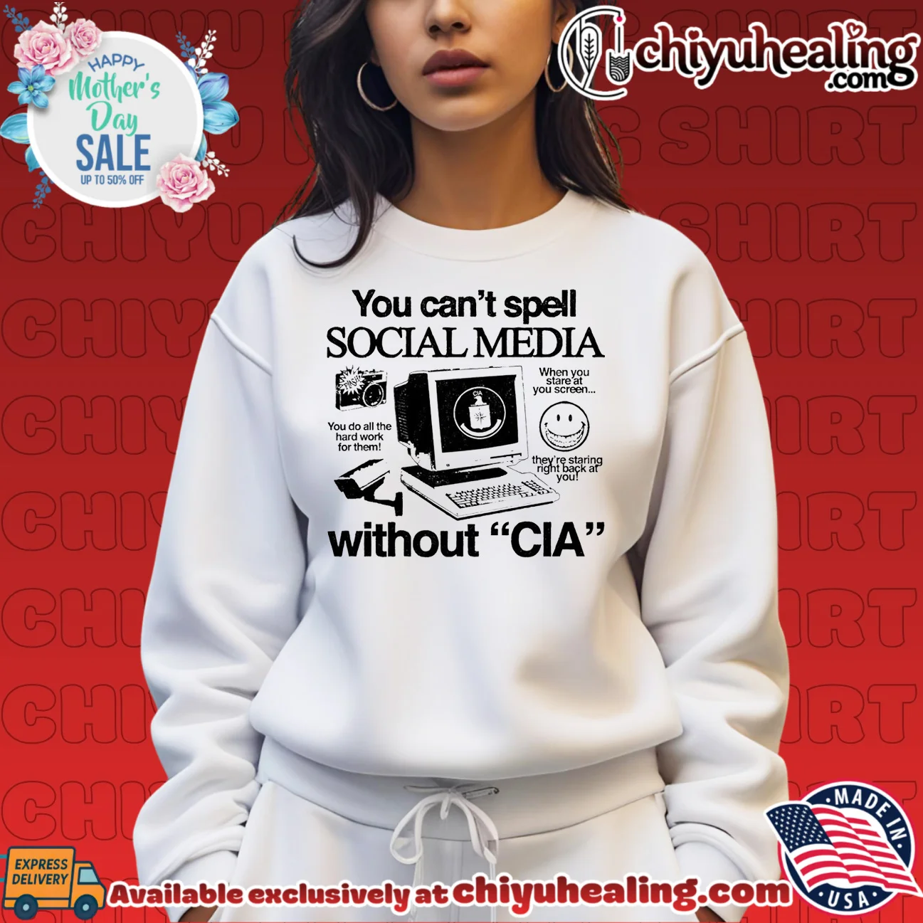 You can't spell social media without CIA custom shirt & hoodie - Urban Fashion You can't spell social media without CIA