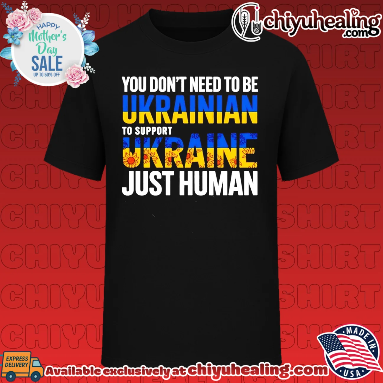 You don't need to be Ukrainian to support Ukraine just human
