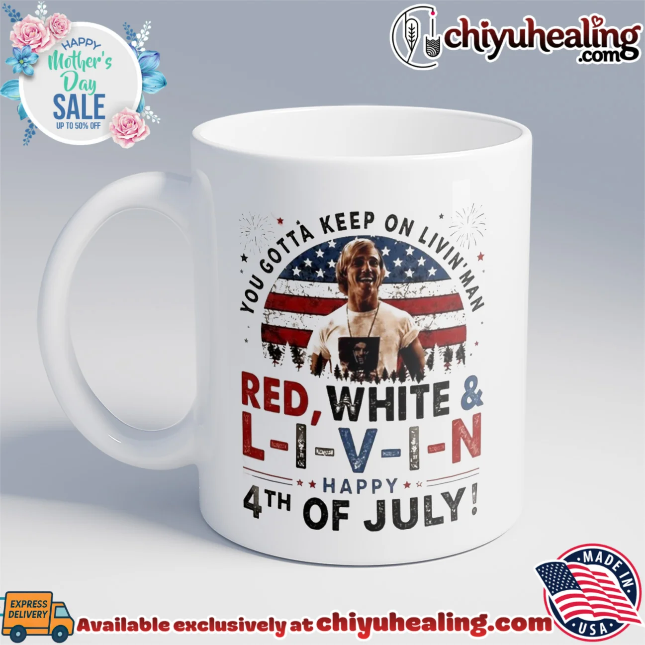 You Gotta Keep On Livin Man 4th Of July official shirt & hoodie - Perfect Fan Gift You Gotta Keep On Livin Man 4th Of July