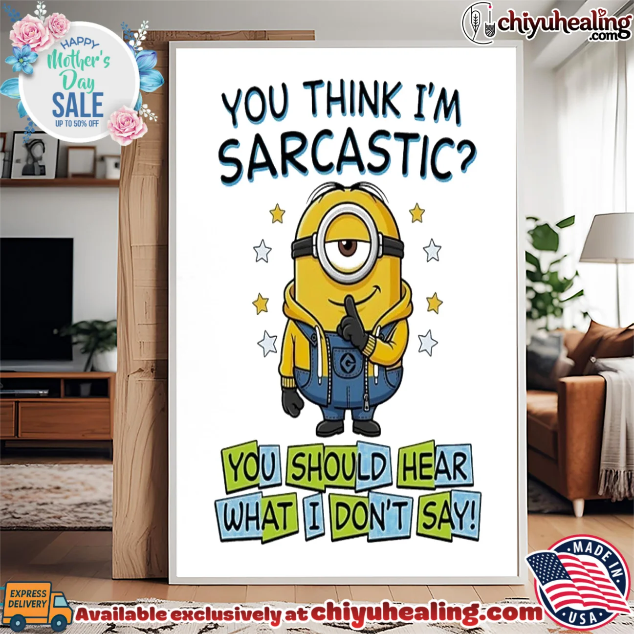 You think I'm sarcastic you should hear what Minion authentic shirt & hoodie | 2026 Edition Drop You think I'm sarcastic you should hear what Minion