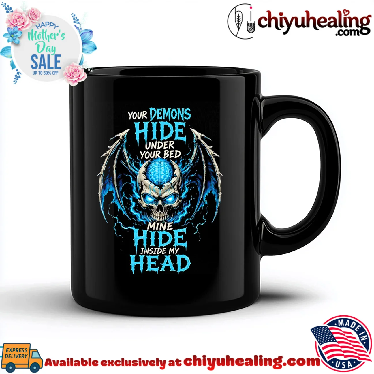 Your demons hide under your bed mine hide inside my head shirt & hoodie Your demons hide under your bed mine hide inside my head