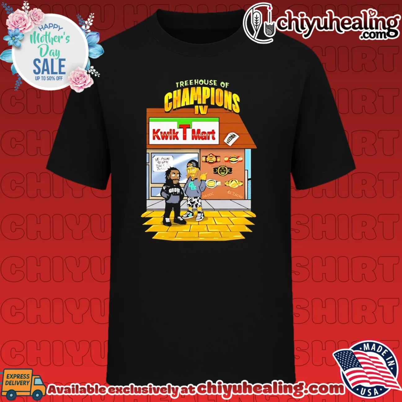Zach Hendrix tree house of Champions IV illustration shirt & hoodie
