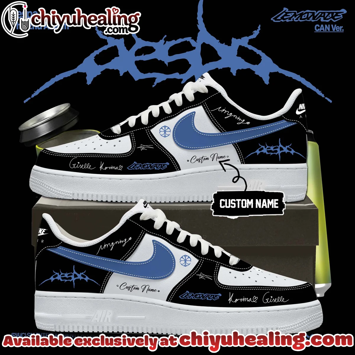 aespa LEMONADE Custom Air Force 1 & Jordan 1 Shoes [Batch 8]