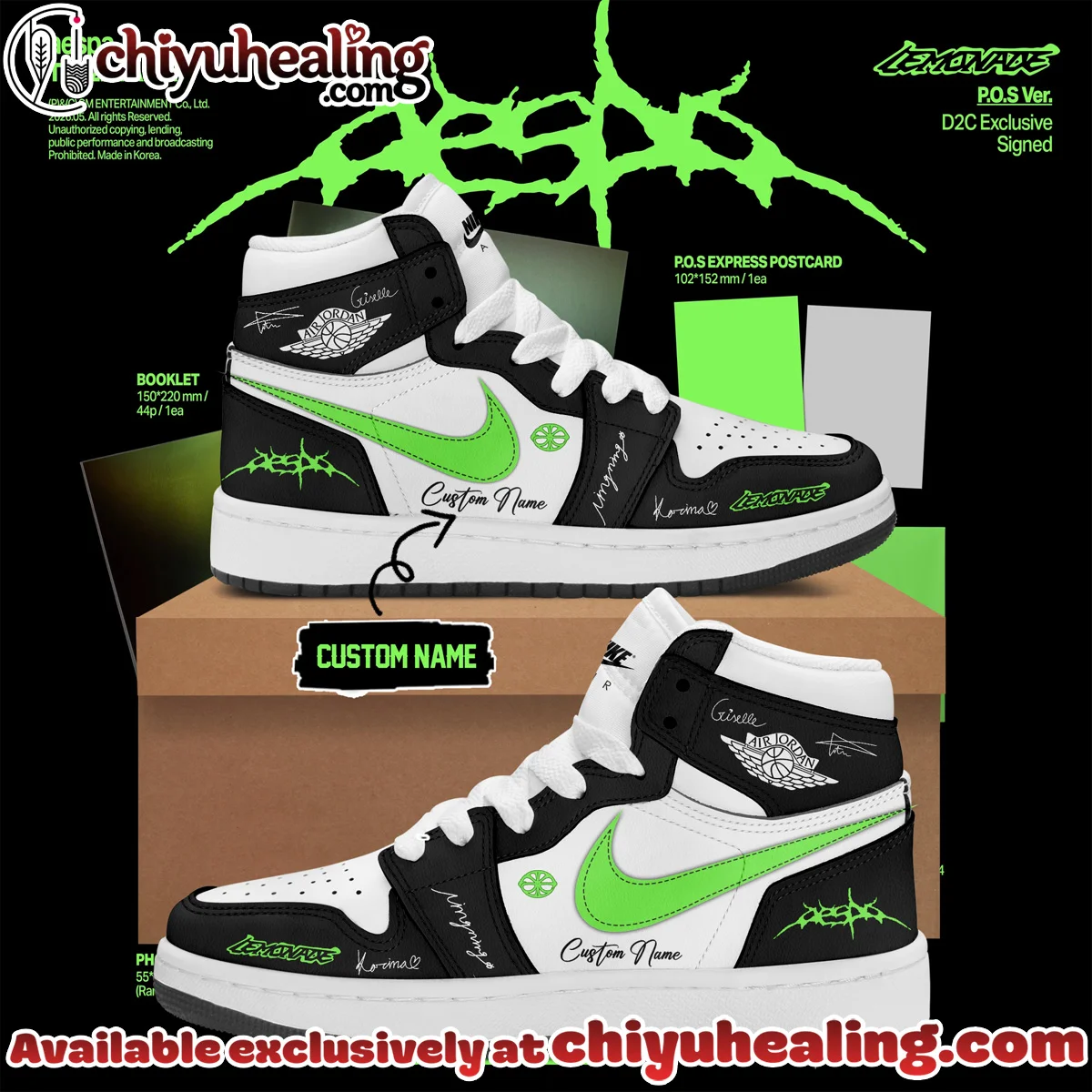 aespa LEMONADE Custom Air Force 1 & Jordan 1 Shoes - Series 2