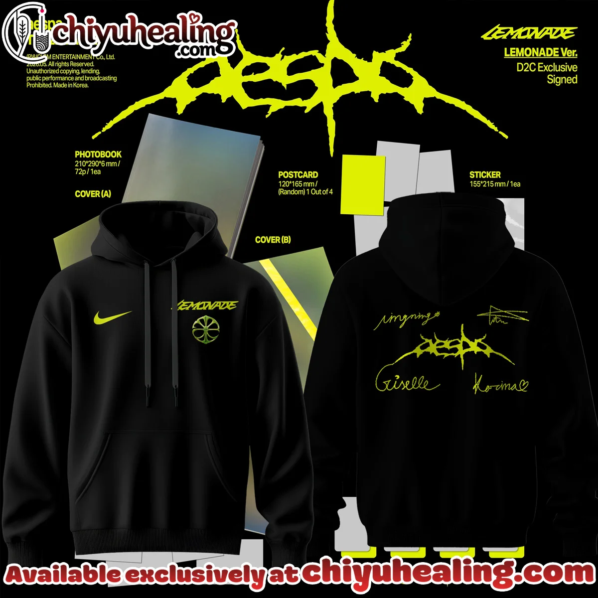 aespa LEMONADE T-Shirt & Hoodie (Style 17)