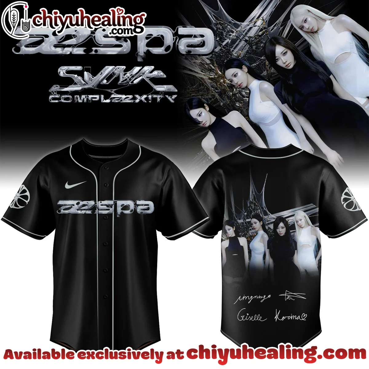 aespa LIVE TOUR SYNK COMPLæXITY Baseball Jersey (Design 9)