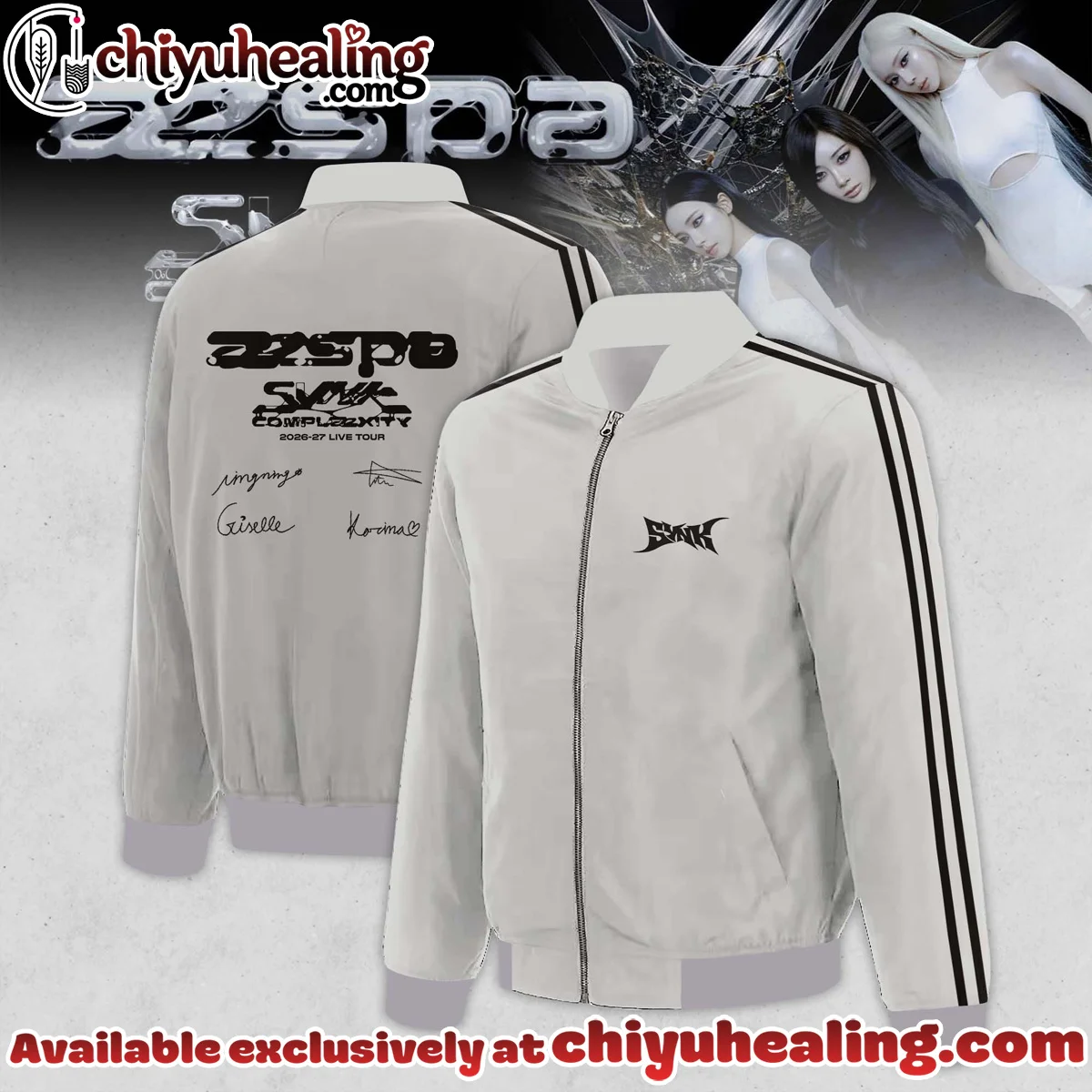 aespa LIVE TOUR SYNK COMPLæXITY Bomber Jacket - Variant 7