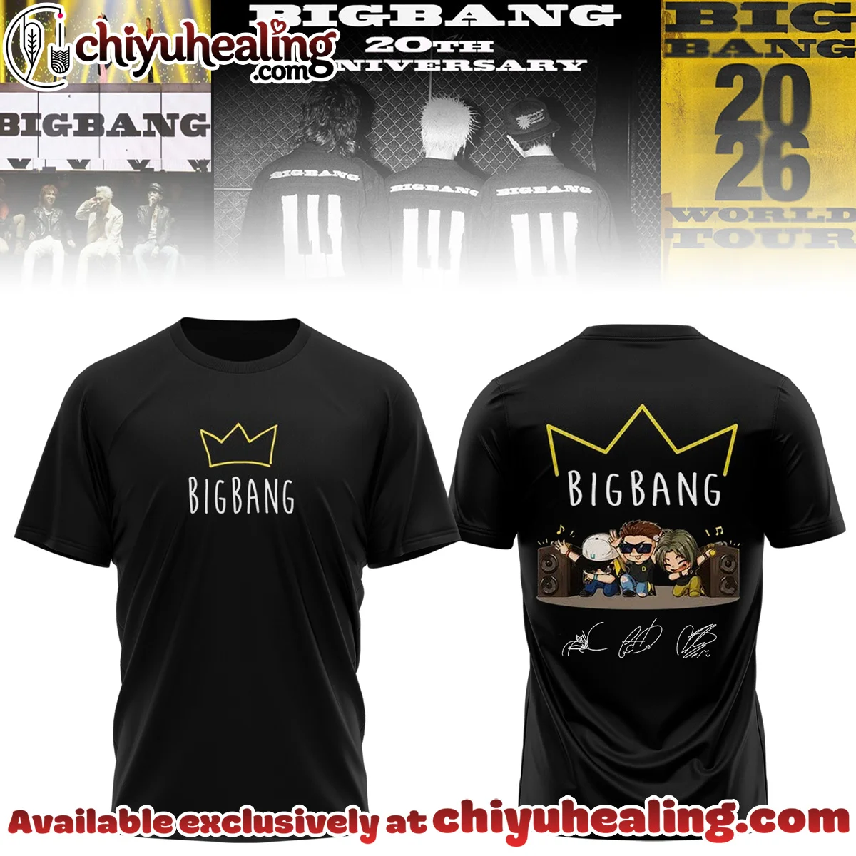 BIGBANG WORLD TOUR Shirt & Hoodie [Batch 34]