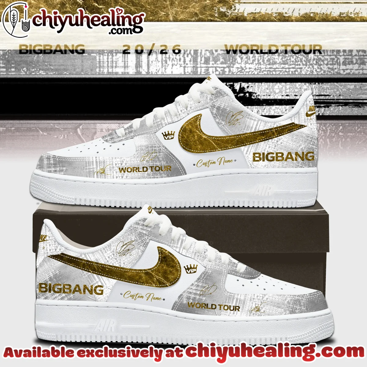 Big Bang x Air Force 1 x Air Jordan 1 Custom Air Force 1 & Jordan 1 Shoes [Batch 7]