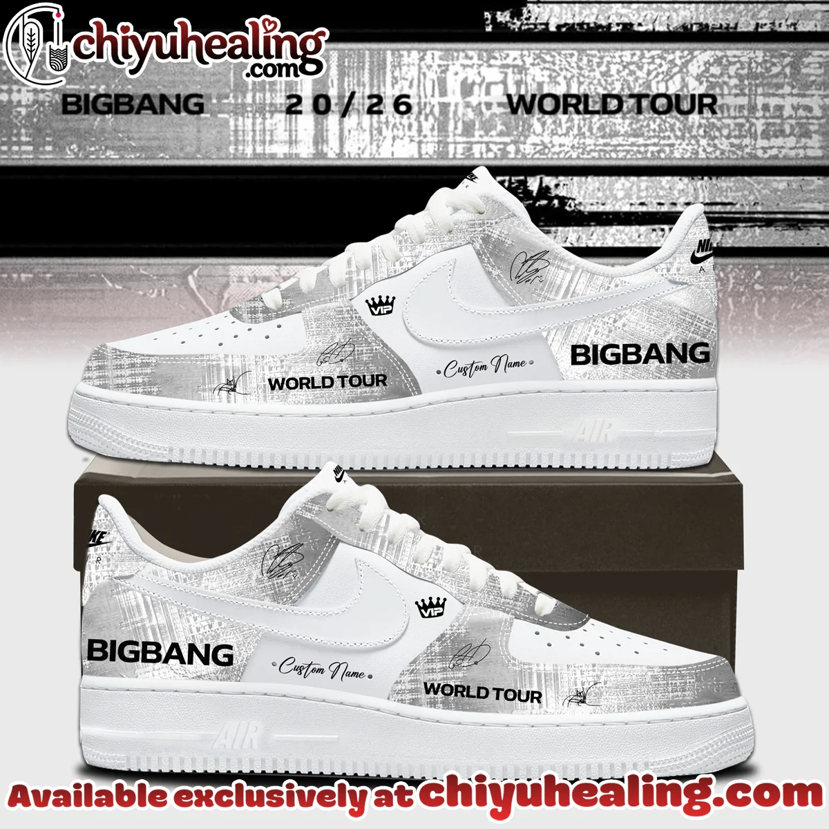 BIGBANG WORLD TOUR Custom Air Force 1 & Jordan 1 Shoes - Part 6