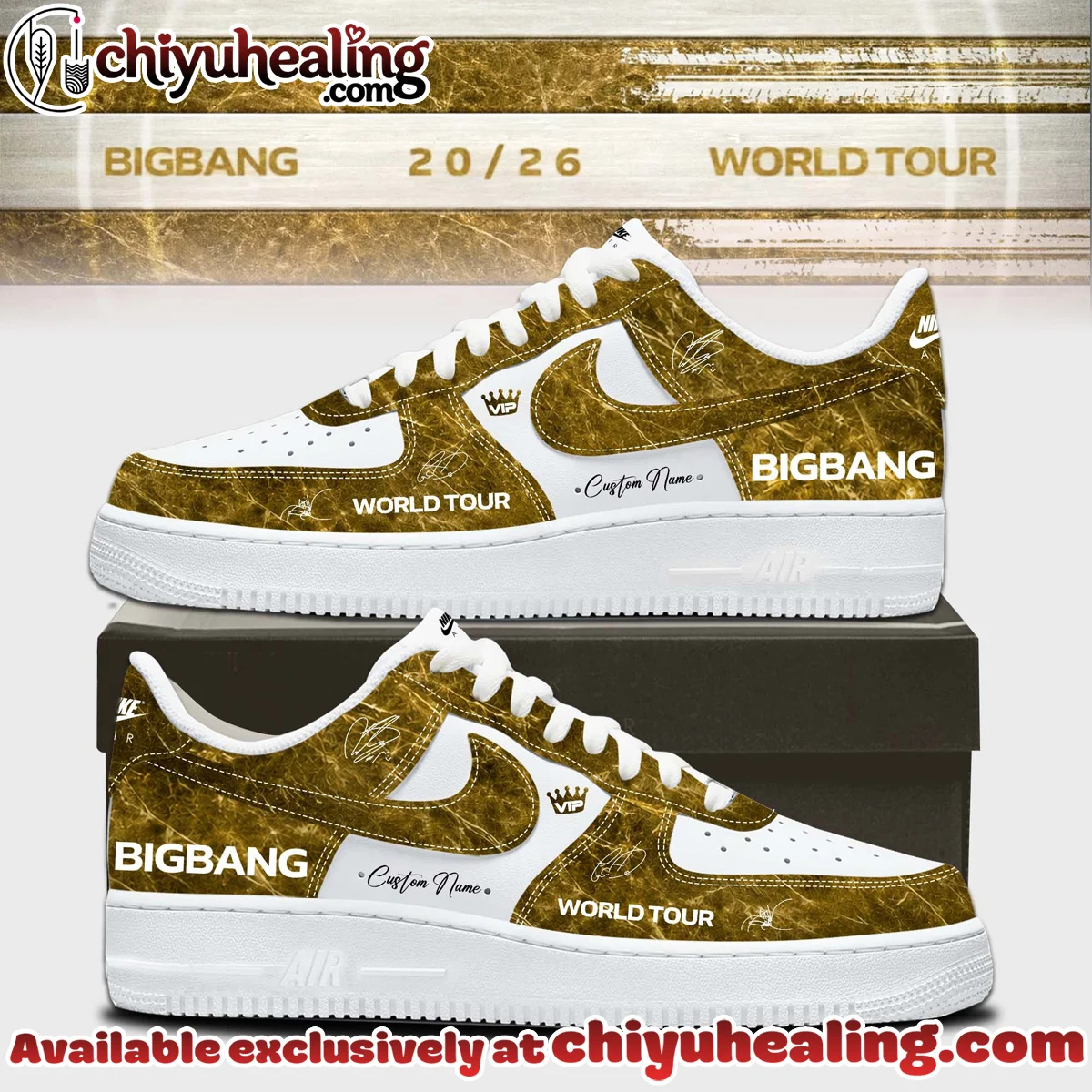 BIGBANG WORLD TOUR Custom Air Force 1 & Jordan 1 Shoes - Variant 22