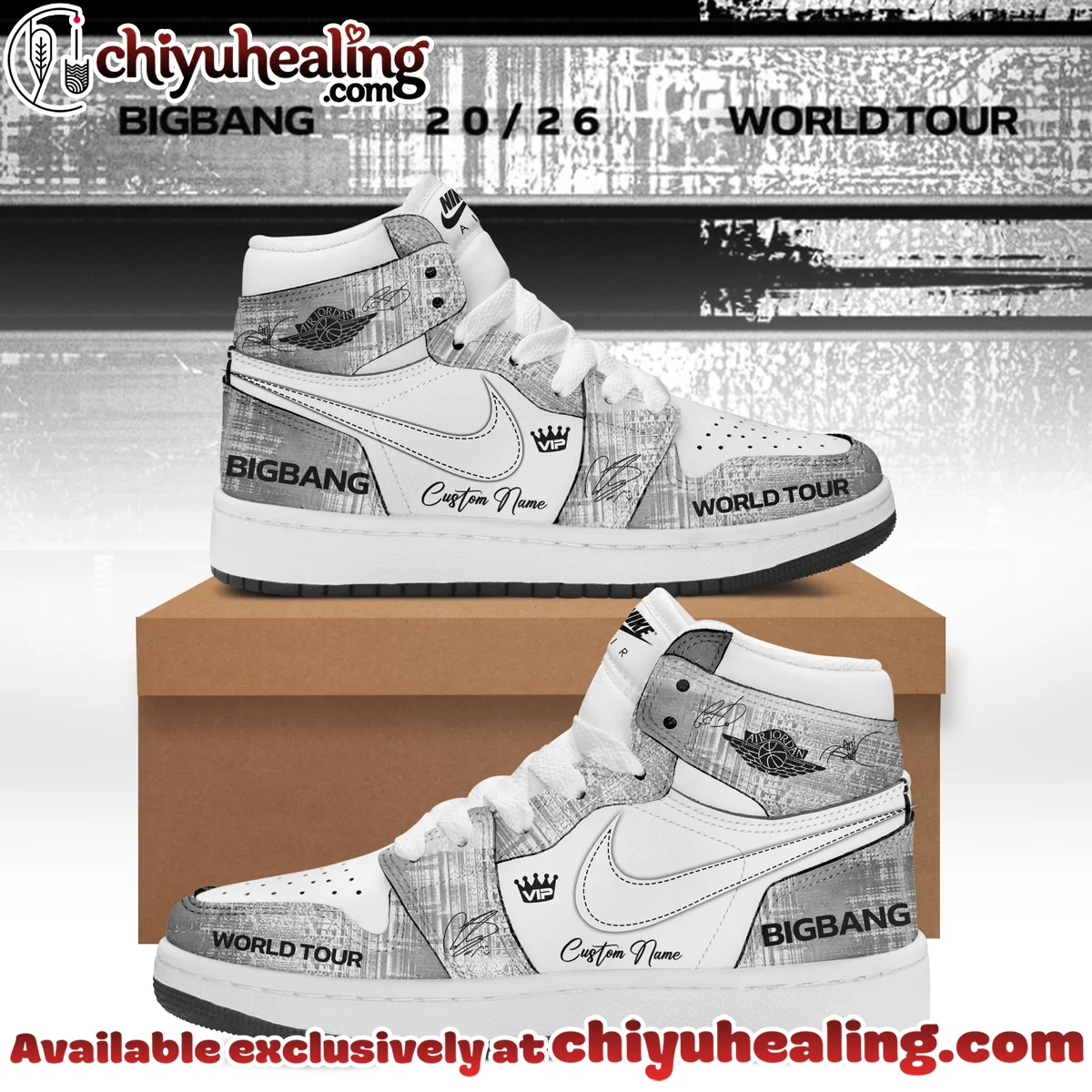 BIGBANG WORLD TOUR Custom Air Force 1 & Jordan 1 Shoes - Variant 7