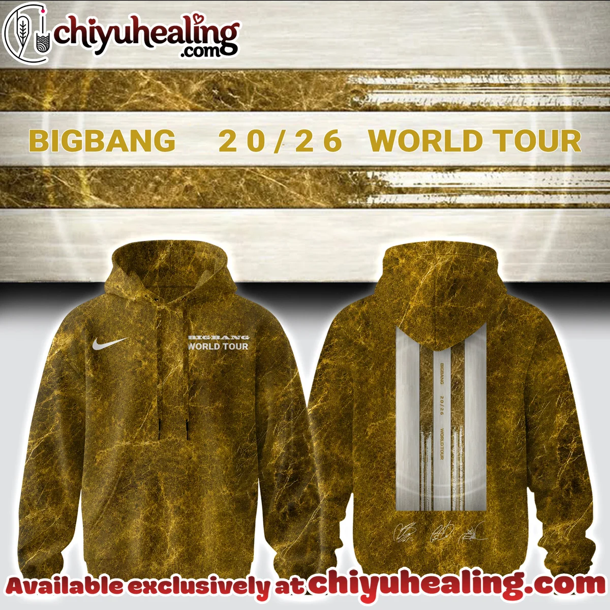 BIGBANG WORLD TOUR Signature Shirt & Hoodie [Batch 3]