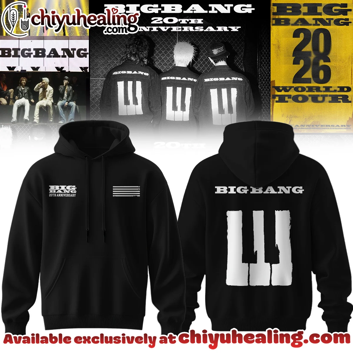BIGBANG WORLD TOUR Signature T-Shirt & Hoodie - Series 4