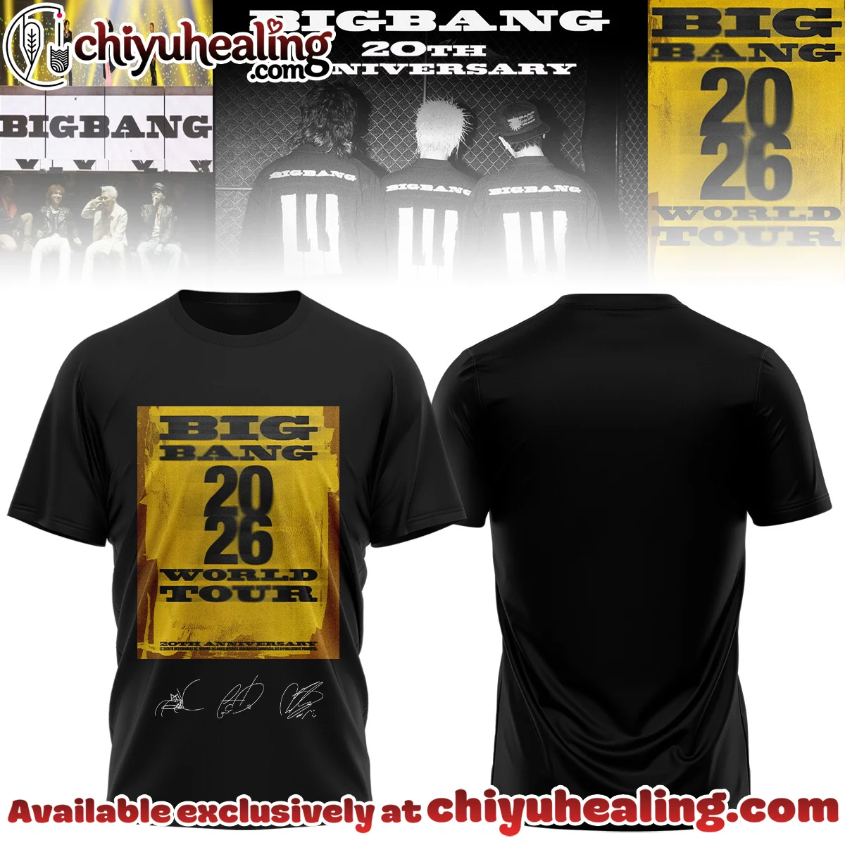 BIGBANG WORLD TOUR T-Shirt & Hoodie [Drop 2]