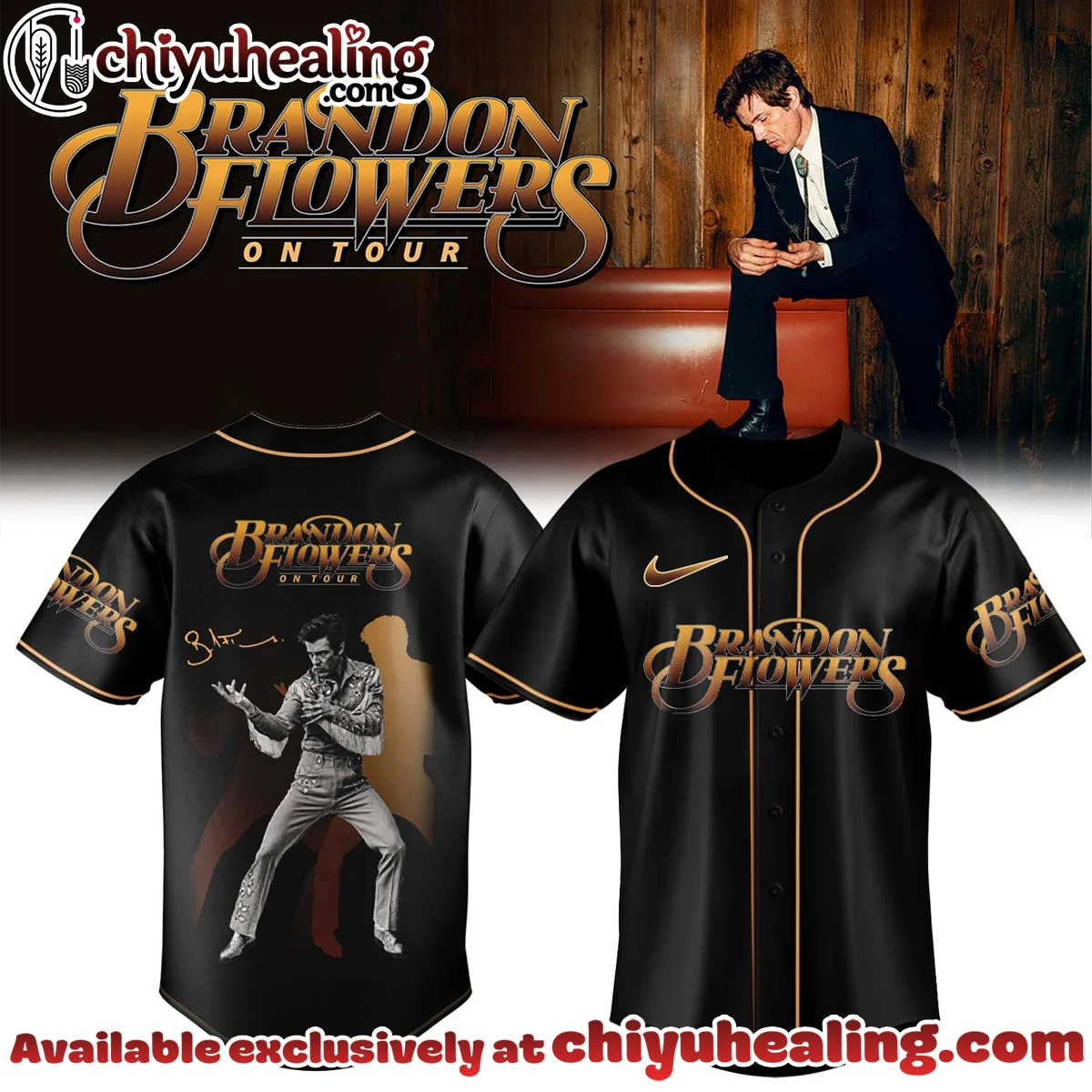 Brandon Flowers Signature Baseball Jersey - Part 1