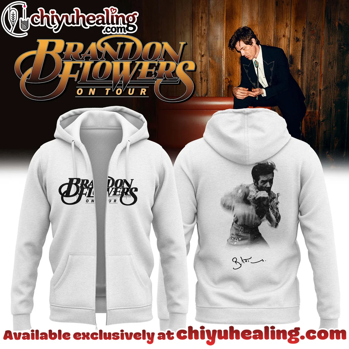 Brandon Flowers Signature Shirt & Hoodie (Release 14)
