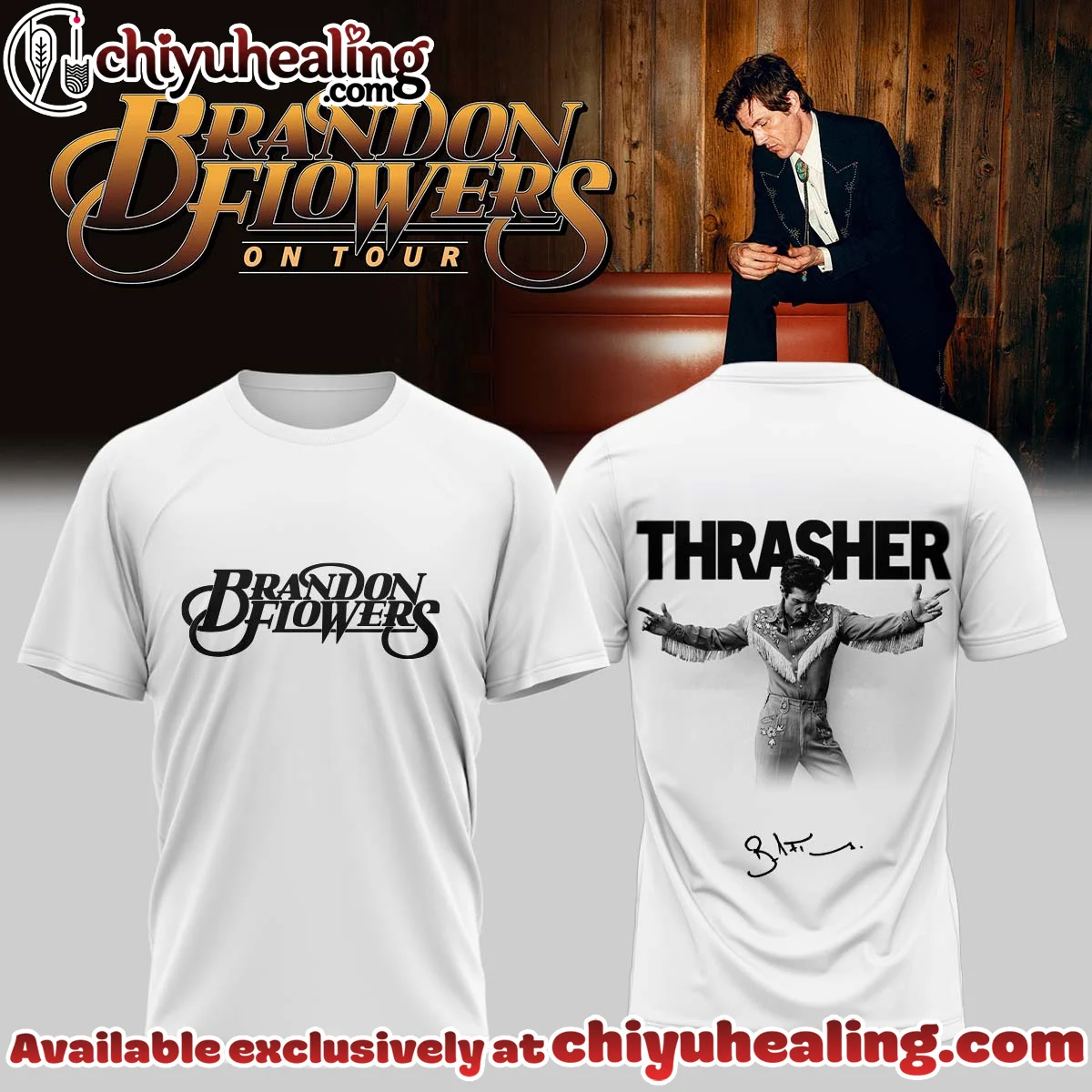 Brandon Flowers Signature Shirt & Hoodie - Series 8