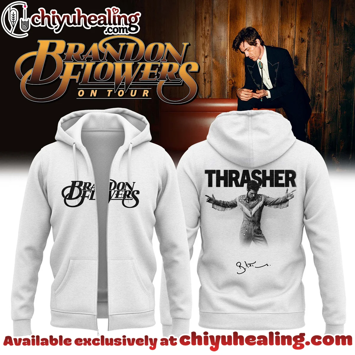 Brandon Flowers Signature T-Shirt & Hoodie [Batch 13]