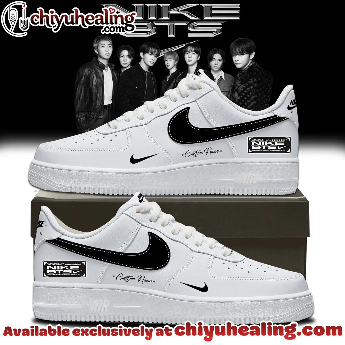 BTS Custom Air Force 1 & Jordan 1 Shoes (Release 22)