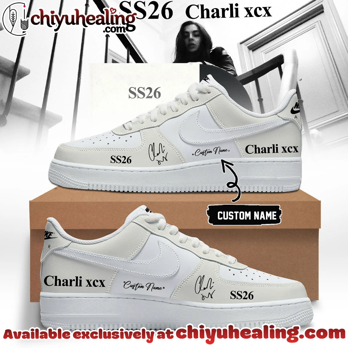 Charli XCX Custom Air Force 1 & Jordan 1 Shoes [Batch 15]
