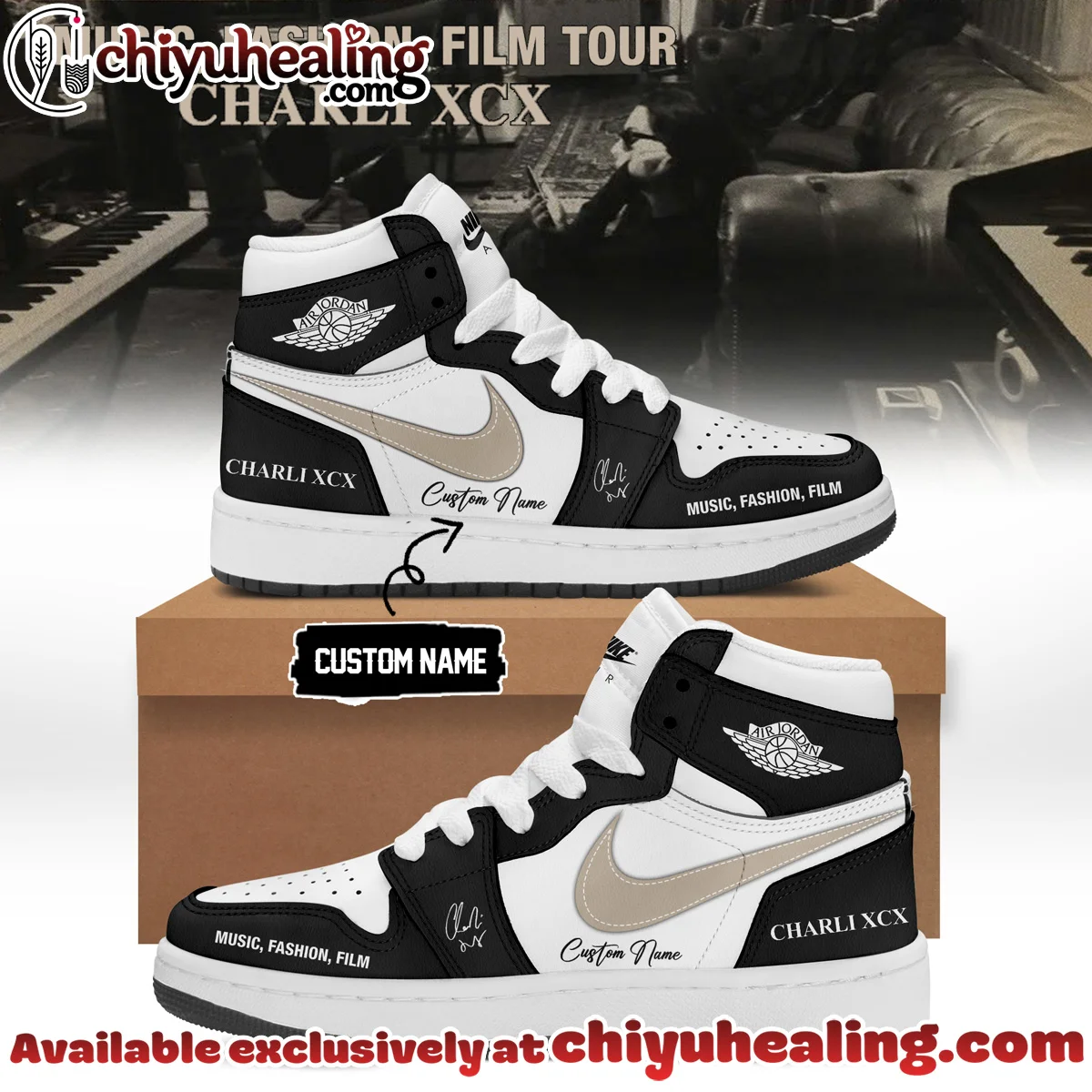 Charli XCX Custom Air Force 1 & Jordan 1 Shoes [Batch 4]