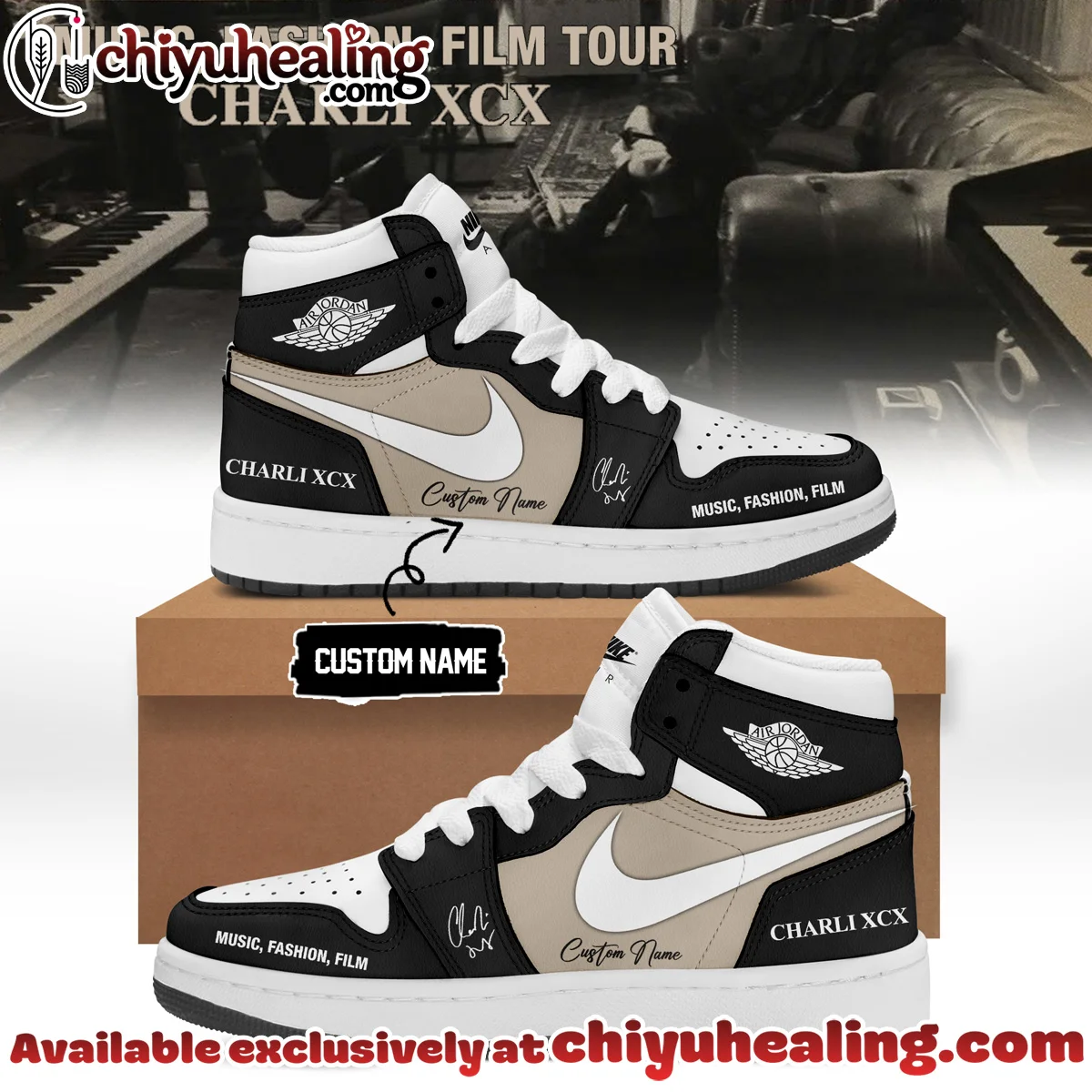 Charli XCX Custom Air Force 1 & Jordan 1 Shoes [Drop 11]