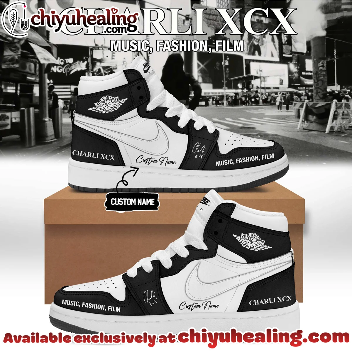 Charli XCX Custom Air Force 1 & Jordan 1 Shoes [Drop 21]