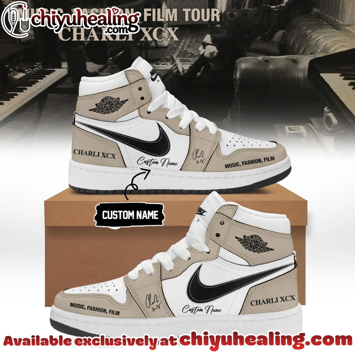 Charli XCX Custom Air Force 1 & Jordan 1 Shoes [Drop 6]