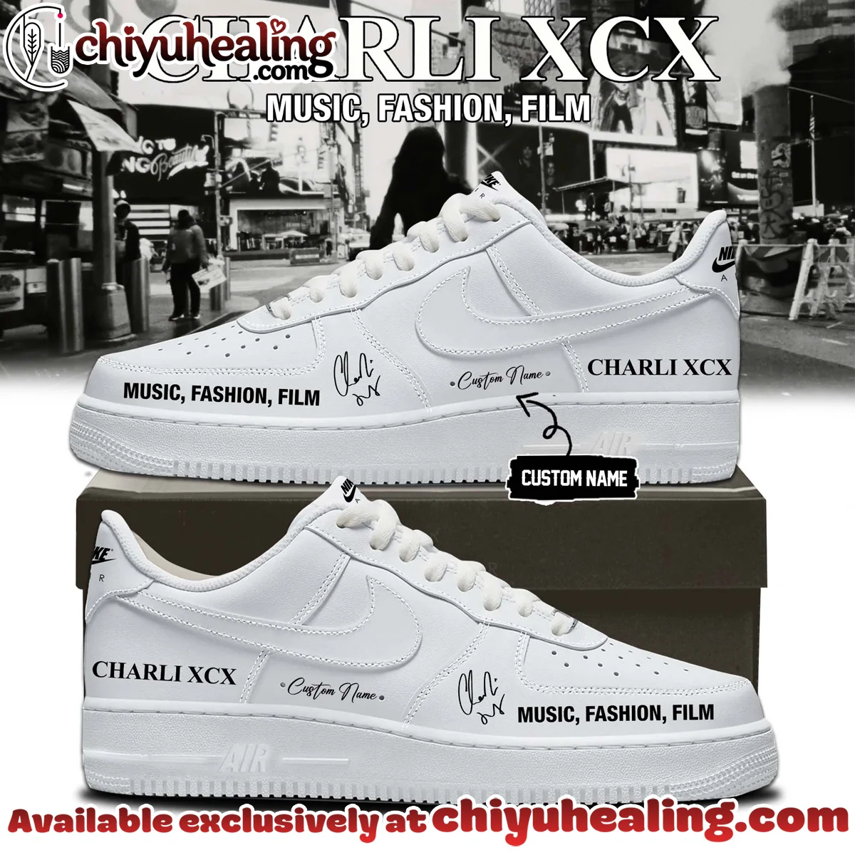 Charli XCX Custom Air Force 1 & Jordan 1 Shoes - Part 17