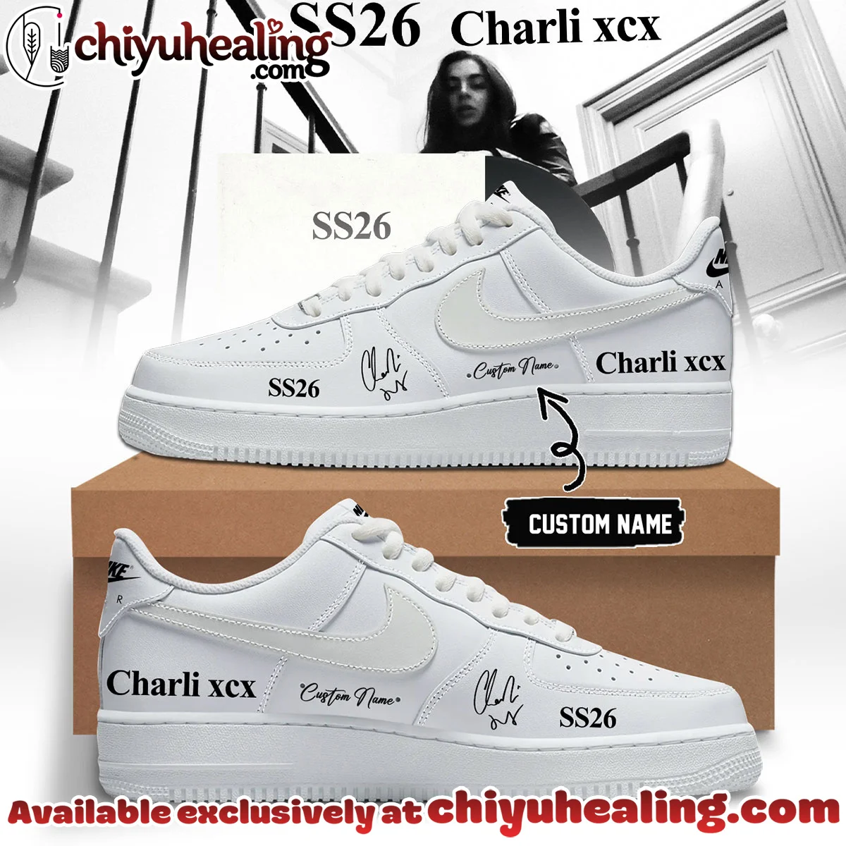 Charli XCX Custom Air Force 1 & Jordan 1 Shoes - Series 11