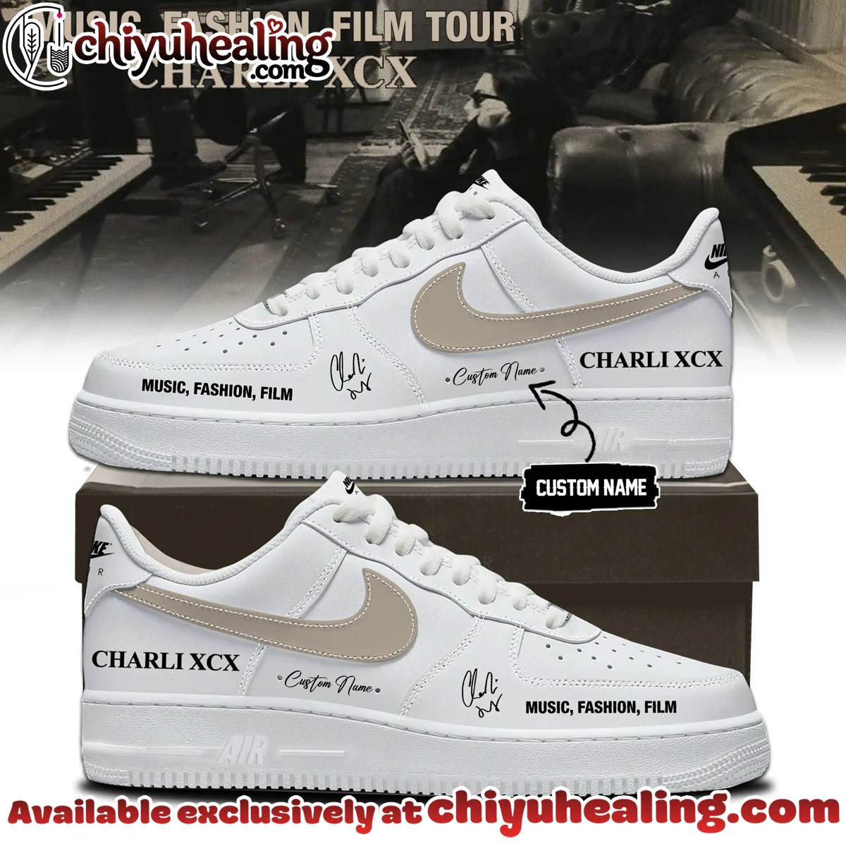 Charli XCX Custom Air Force 1 & Jordan 1 Shoes (Release 15)