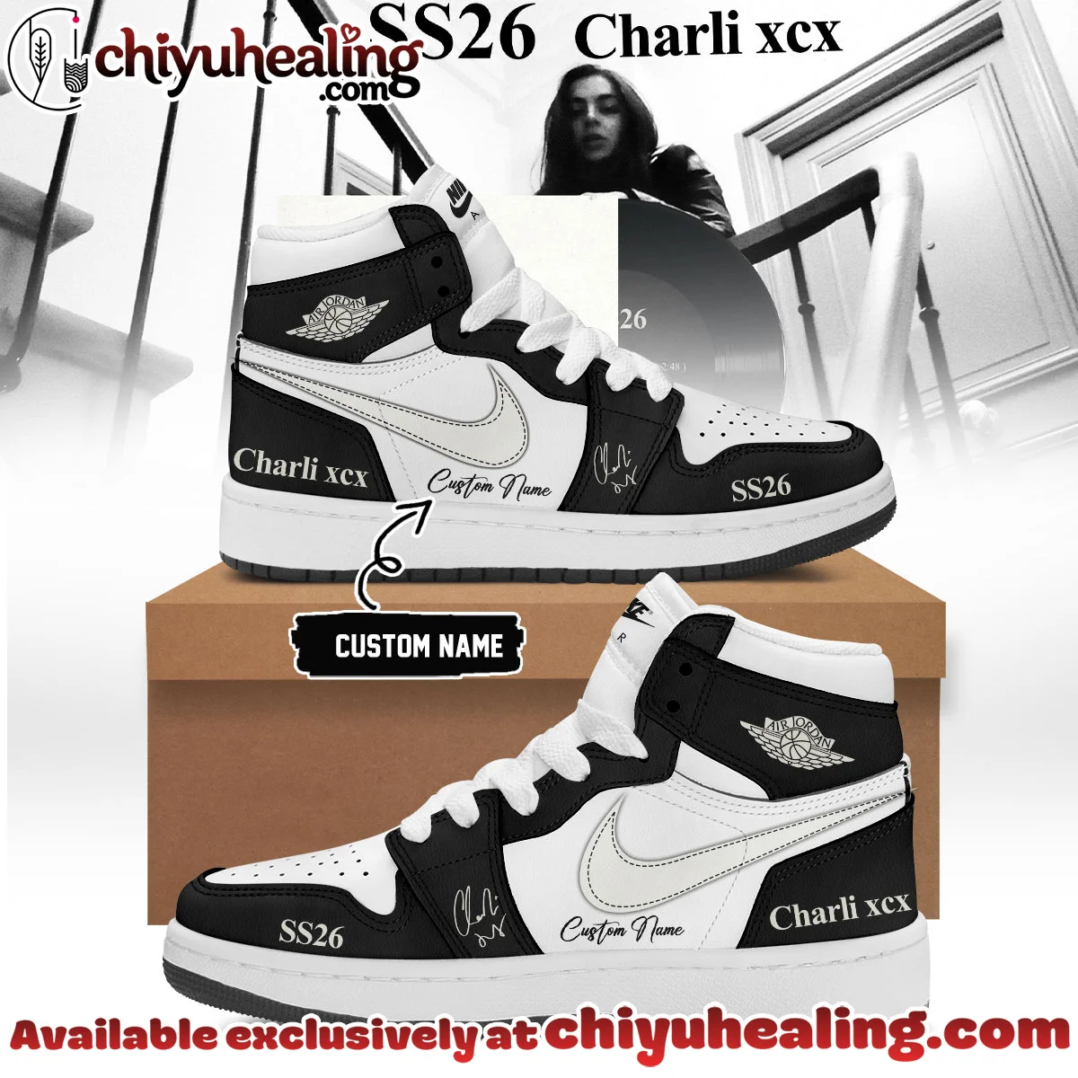 Charli XCX Custom Air Force 1 & Jordan 1 Shoes - Series 5